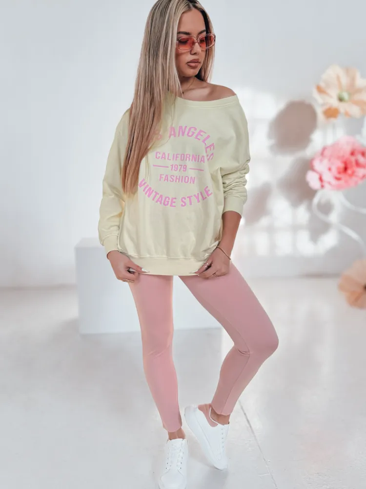 Spodnie Damskie>Dstreet Legginsy damskie z wysokim stanem SOFLEGG różowe UY2513