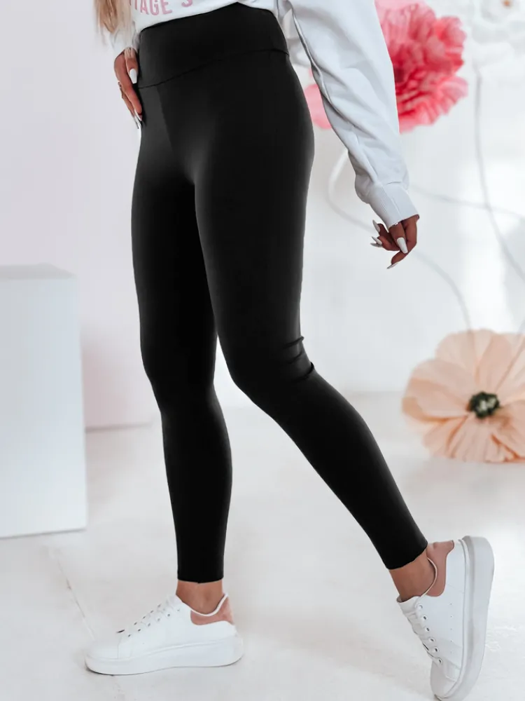 Spodnie Damskie>Dstreet Legginsy damskie z wysokim stanem SOFLEGG czarne UY2510