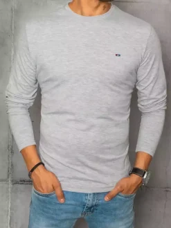 Koszulki Męskie>Dstreet Longsleeve męski szary LX0539