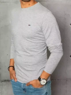 Koszulki Męskie>Dstreet Longsleeve męski szary LX0539