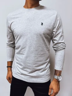 Koszulki Męskie>Dstreet Longsleeve męski szary LX0565