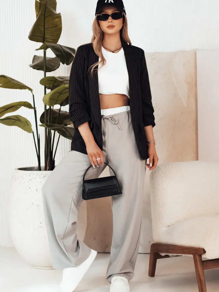 Marynarki Damskie|Wyjątkowe Okazje>Dstreet Marynarka damska OPTON czarna PY0096