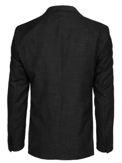 Marynarki Męskie|Wyjątkowe Okazje>Dstreet Marynarka męska jednorzędowa czarna MX0638