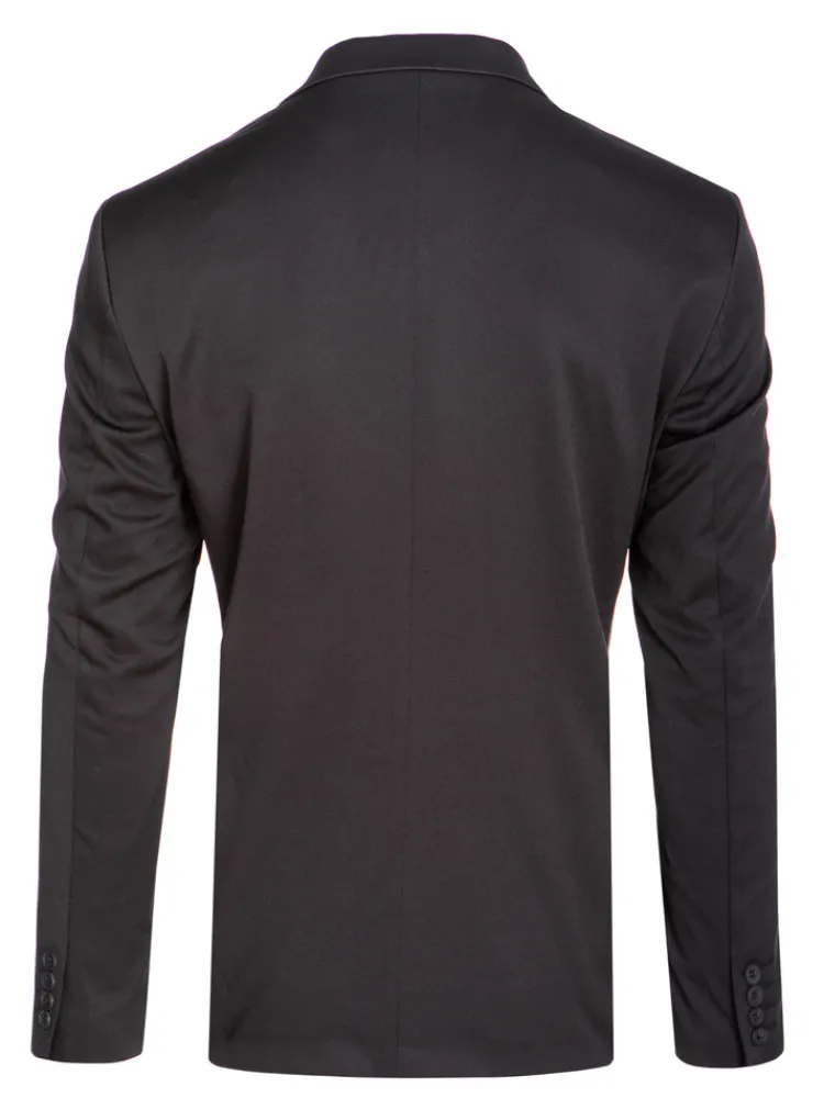 Wyjątkowe Okazje|Marynarki Męskie>Dstreet Marynarka męska jednorzędowa czarna MX0629