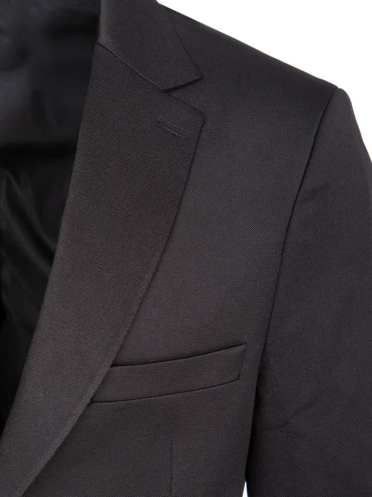 Wyjątkowe Okazje|Marynarki Męskie>Dstreet Marynarka męska jednorzędowa czarna MX0629