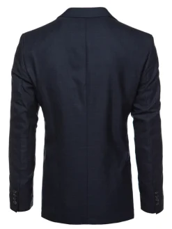 Marynarki Męskie|Wyjątkowe Okazje>Dstreet Marynarka męska jednorzędowa granatowa MX0640