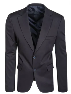 Wyjątkowe Okazje|Marynarki Męskie>Dstreet Marynarka męska jednorzędowa granatowa MX0630