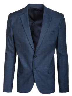 Marynarki Męskie|Wyjątkowe Okazje>Dstreet Marynarka męska jednorzędowa indygo MX0622