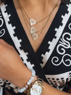 Naszyjniki>Dstreet Naszyjnik ADAMANT złoty IY0097