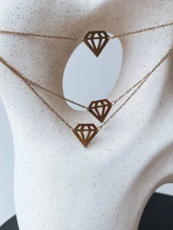 Naszyjniki>Dstreet Naszyjnik ADAMANT złoty IY0097