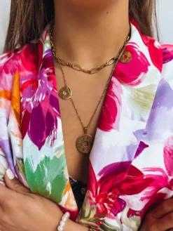 Naszyjniki>Dstreet Naszyjnik CHARRIS złoty IY0091