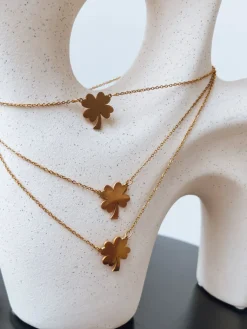 Naszyjniki>Dstreet Naszyjnik CLOVER złoty IY0098