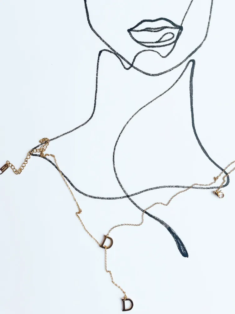 Naszyjniki>Dstreet Naszyjnik DELICE złoty IY0084