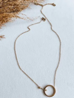 Naszyjniki>Dstreet Naszyjnik FLORIDIS złoty IY0068