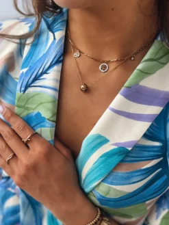 Naszyjniki>Dstreet Naszyjnik PLAYA złoty IY0076