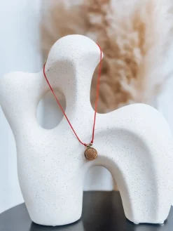 Naszyjniki>Dstreet Naszyjnik SIESTA czerwony IY0069