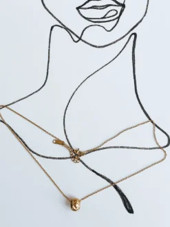 Naszyjniki>Dstreet Naszyjnik WAIMANALO złoty IY0083