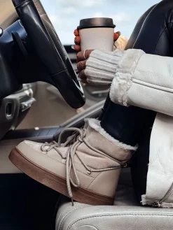 Botki>Dstreet Śniegowce damskie LUXSNUG ocieplane khaki ZY0571