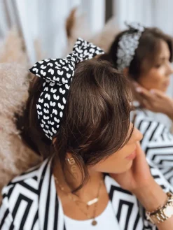 Opaski Do Włosów>Dstreet Opaska damska ONTARIO czarna HY0035