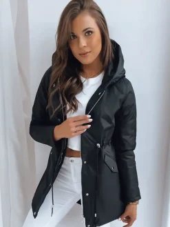 Kurtki Damskie>Dstreet Parka damska MINELLI czarna TY3679