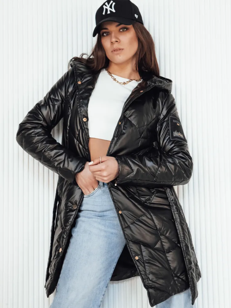 Płaszcze Damskie|Kurtki Damskie>Dstreet Płaszcz damski PAUL czarny TY4107