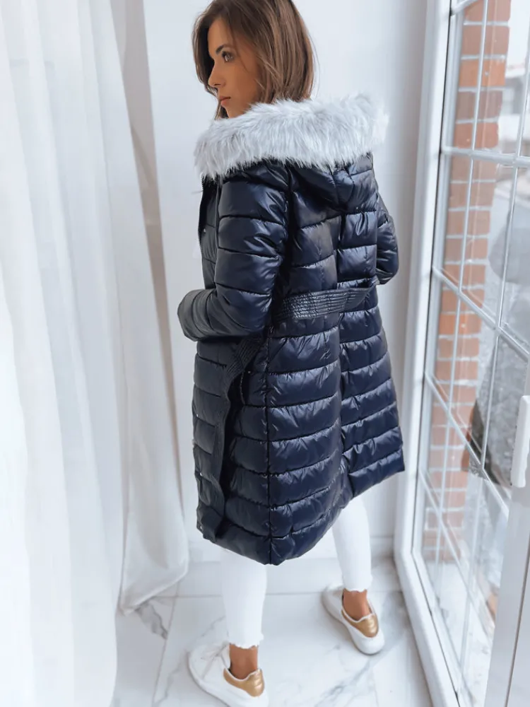 Płaszcze Damskie|Kurtki Damskie>Dstreet Płaszcz damski pikowany DORTANO granatowy TY3659