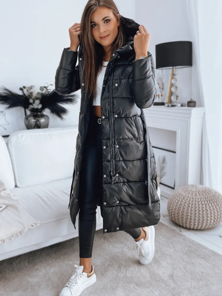 Płaszcze Damskie|Kurtki Damskie>Dstreet Płaszcz damski SABINA czarny TY3166