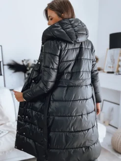 Płaszcze Damskie|Kurtki Damskie>Dstreet Płaszcz damski SABINA czarny TY3166