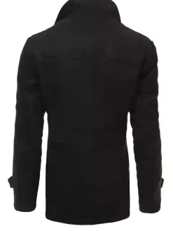 Płaszcze Męskie>Dstreet Płaszcz męski czarny CX0431