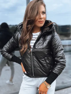 Kurtki Damskie>Dstreet Pikowana kurtka damska AURORA czarna TY3721