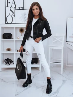 Kurtki Damskie>Dstreet Ramoneska damska NIRGE czarna TY2002