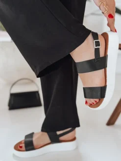 Sandały>Dstreet Sandały damskie ZENELLA czarne ZY0964