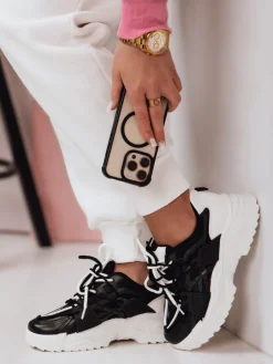 Buty Sportowe|Sneakersy>Dstreet Sneakersy damskie CITYWAY czarne ZY0591