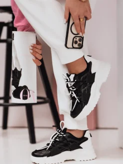Buty Sportowe|Sneakersy>Dstreet Sneakersy damskie CITYWAY czarne ZY0591
