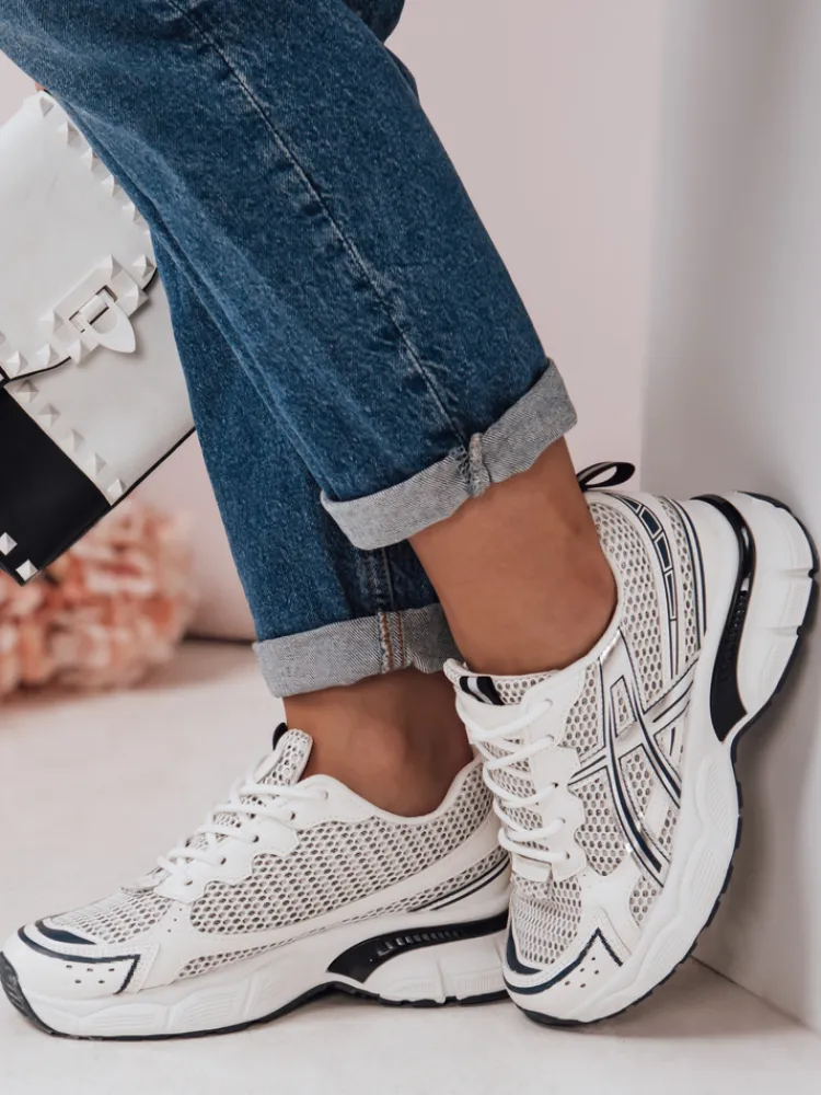 Buty Sportowe|Sneakersy>Dstreet Sneakersy damskie na grubszej podeszwie DYNAMICA niebieskie ZY0619