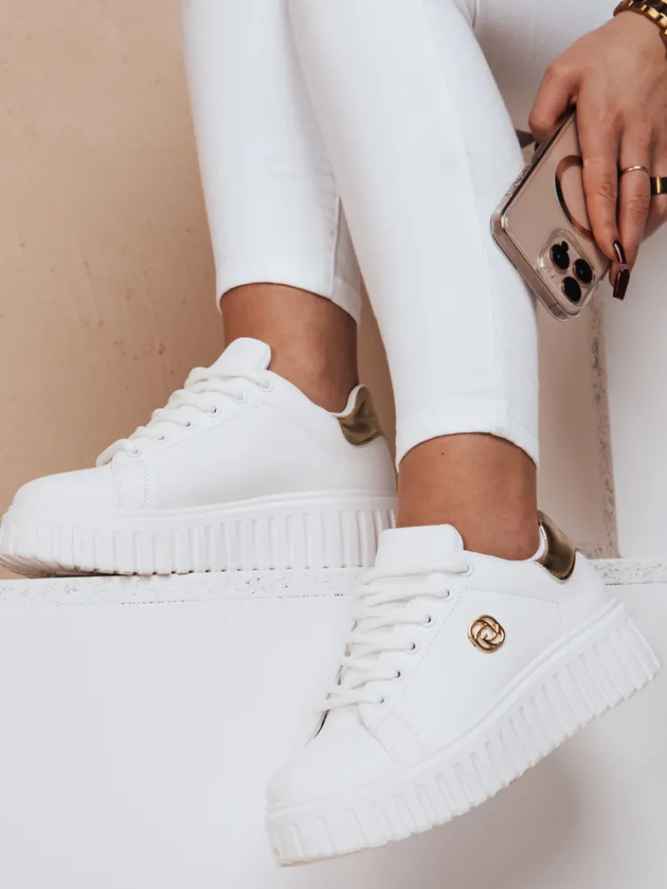 Buty Sportowe|Sneakersy>Dstreet Sneakersy damskie na platformie MODISHE złote ZY0605