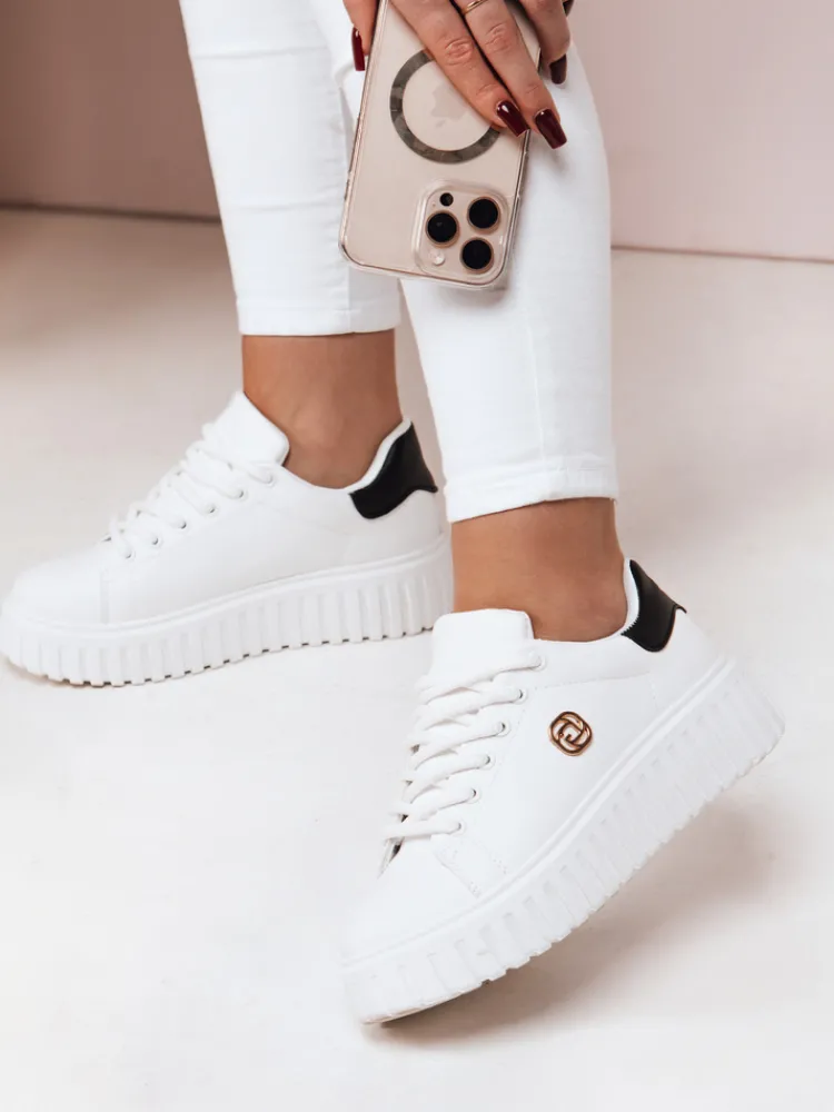 Buty Sportowe|Sneakersy>Dstreet Sneakersy damskie na platformie MODISHE czarne ZY0600