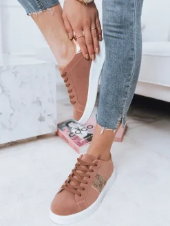 Buty Sportowe|Sneakersy>Dstreet Sneakersy damskie SEANN różowe ZY0092