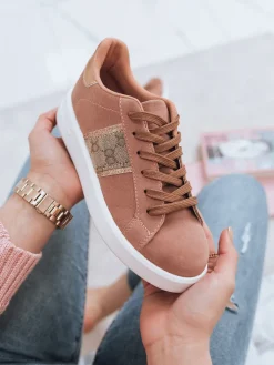 Buty Sportowe|Sneakersy>Dstreet Sneakersy damskie SEANN różowe ZY0092