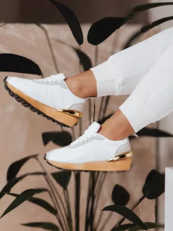 Buty Sportowe|Sneakersy>Dstreet Sneakersy damskie SILLY białe ZY0052