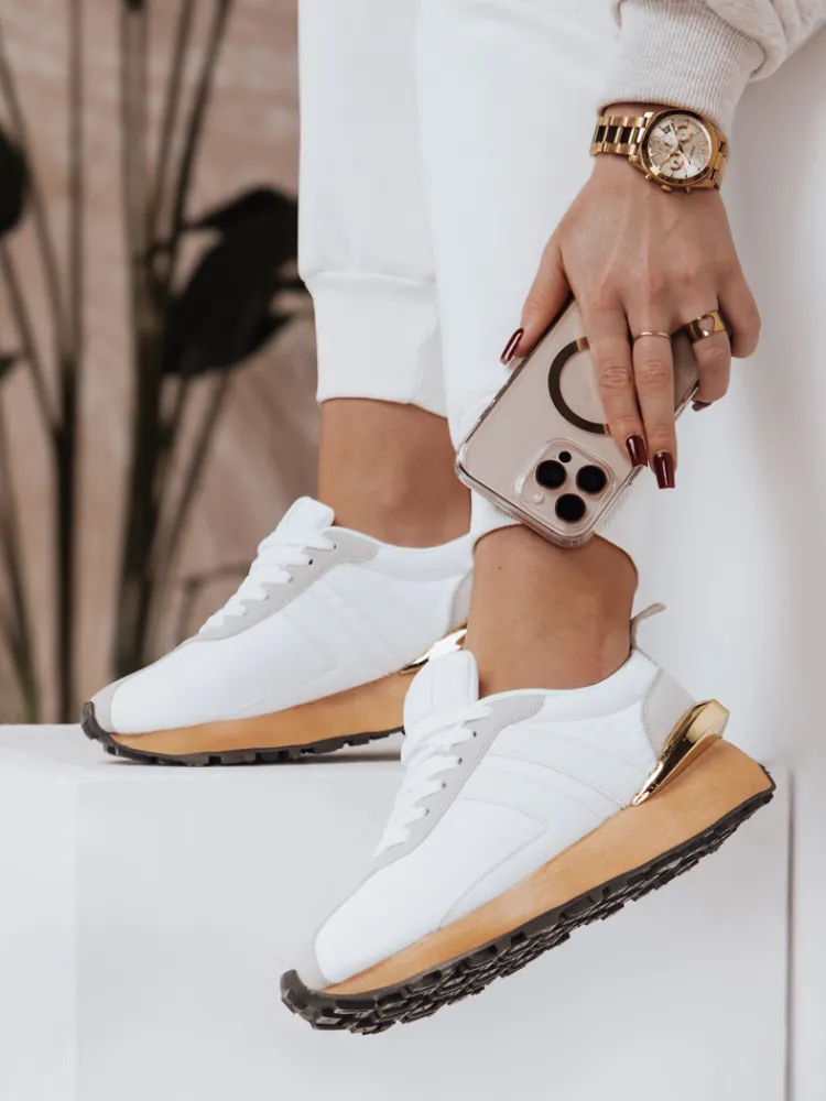 Buty Sportowe|Sneakersy>Dstreet Sneakersy damskie SILLY białe ZY0052