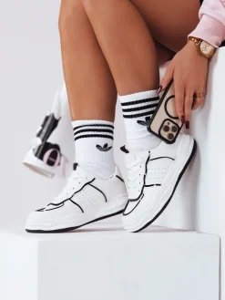 Buty Sportowe|Sneakersy>Dstreet Sneakersy damskie WENNA białe ZY0154
