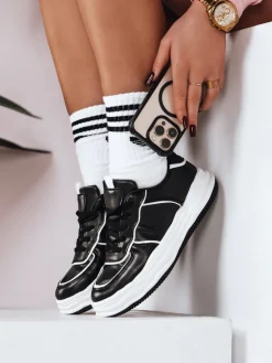 Buty Sportowe|Sneakersy>Dstreet Sneakersy damskie WENNA czarne ZY0152