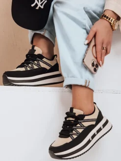 Buty Sportowe|Sneakersy>Dstreet Sneakersy damskie ZENSHO czarne ZY0597