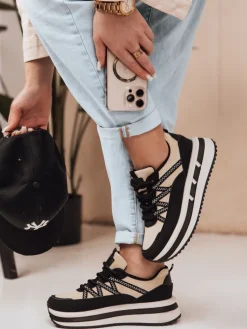 Buty Sportowe|Sneakersy>Dstreet Sneakersy damskie ZENSHO czarne ZY0597