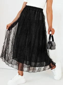 Wyjątkowe Okazje|Spódnice>Dstreet Spódnica tiulowa FLISS czarna CY0447