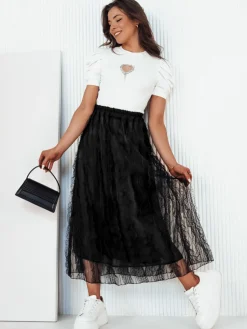 Wyjątkowe Okazje|Spódnice>Dstreet Spódnica tiulowa FLISS czarna CY0447