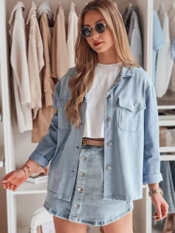 Spodenki Damskie>Dstreet Spódnico-spodenki damskie jeansowe DENIVISA niebieskie SY0465