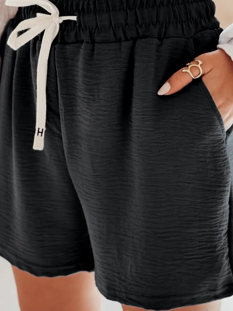 Spodenki Damskie>Dstreet Spodenki damskie HOT VIBE czarne SY0439