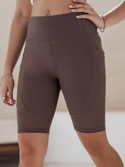 Spodenki Damskie>Dstreet Spodenki damskie kolarki BIKELINE brązowe SY0419